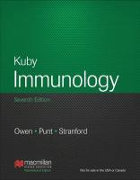 Kuby Immunology 9781464137846 Judy Owen Boeken