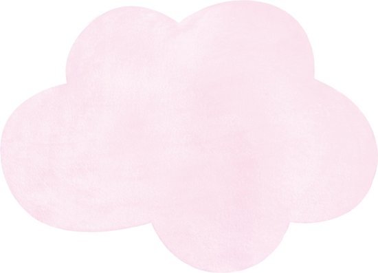 Afbeelding van het spel Bemini softy speelkleed Cloud Donkergrijs zachtroze Kleed Cloud 75 x 110 cm