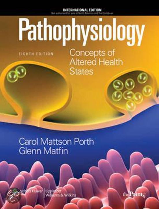 Essentials of Pathophysiology 4th Edition, Carol Mattson Porth Test Bank(COMPLETE A+ GUIDE)ALL CHAPTERS INCLUDED