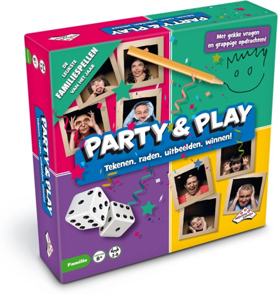 Afbeelding van het spel party en play speldoos