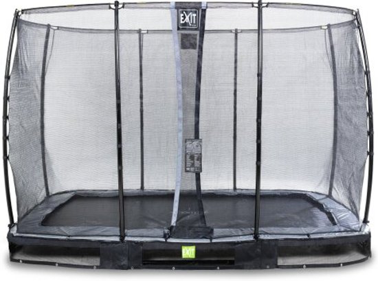EXIT Elegant Premium Inground Trampoline 214 x 366 cm met Veiligheidsnet