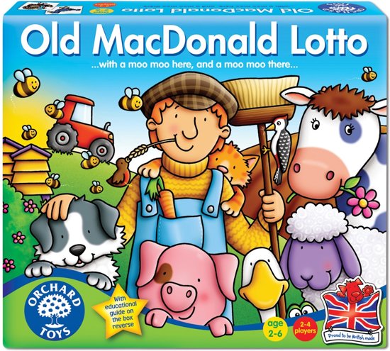 Thumbnail van een extra afbeelding van het spel Orchard Toys Old Macdonald Lotto
