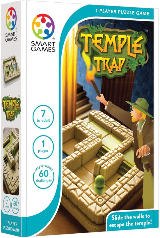 Thumbnail van een extra afbeelding van het spel Temple Trap (60 opdrachten)