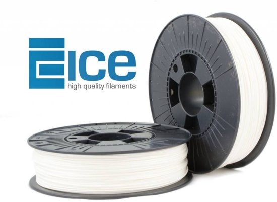 ICE filaments ABS Wit 1,75 mm (0,75 kg)