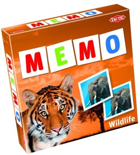 Afbeelding van het spel Tactic Memory-spel Wildlife Memo