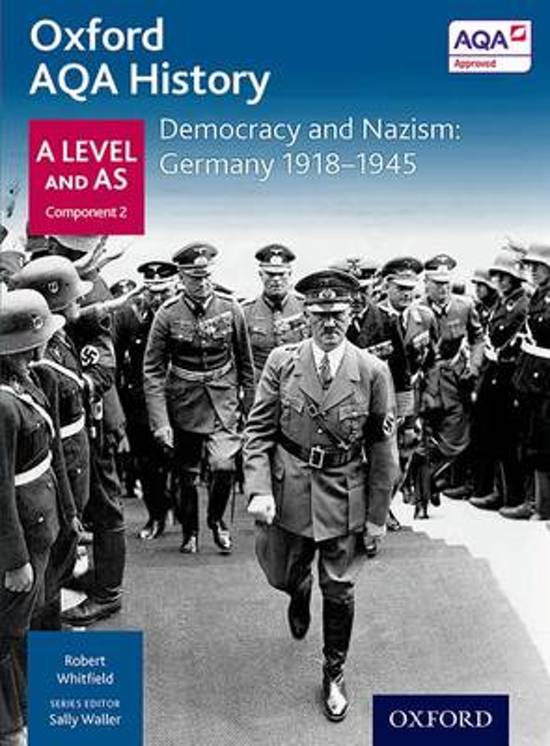 AQA A Level History Democracy and Nazism example essay - A* standard (backstairs intrigue 1933)