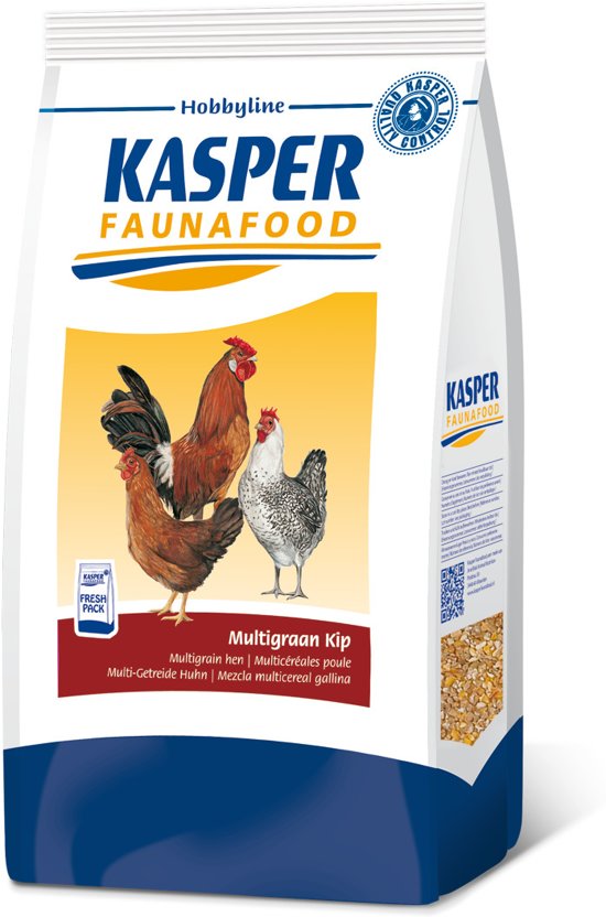 Kasper Faunafood Hobbyline Multigraan Kip - 4 KG