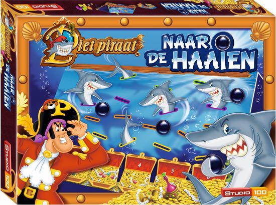 Afbeelding van het spel Piet Piraat naar de haaien bordspel