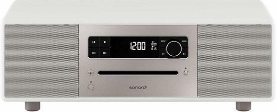 Sonoro Lounge - Dab radio - CD-Speler - Bluetooth - Hoogglans Wit