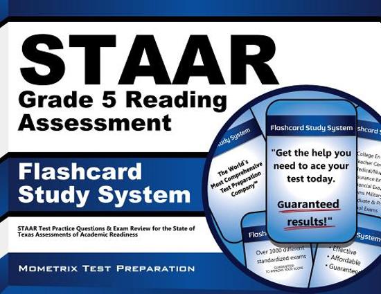 Afbeelding van het spel STAAR Grade 5 Reading Assessment Flashcard Study System