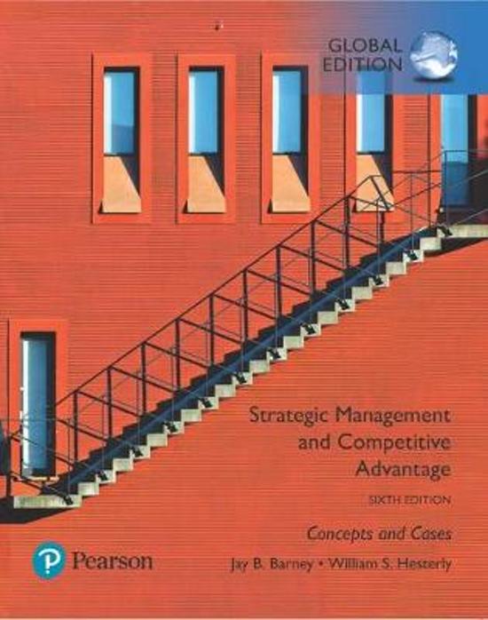 Strategic Management and Competitive Advantage: Summary