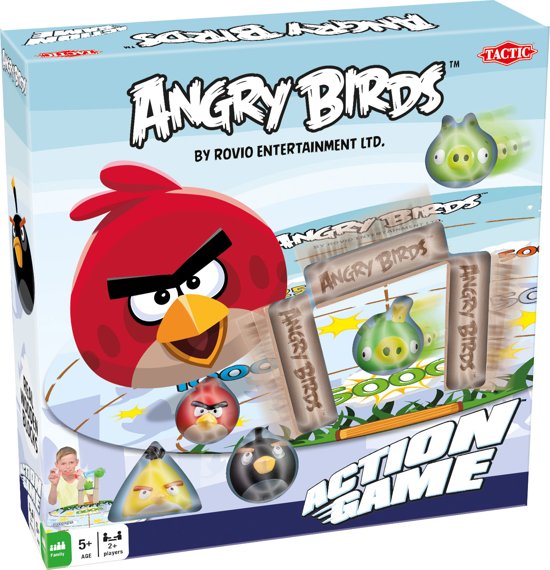 Thumbnail van een extra afbeelding van het spel Angry Birds Action Game - Indoor Actiespel