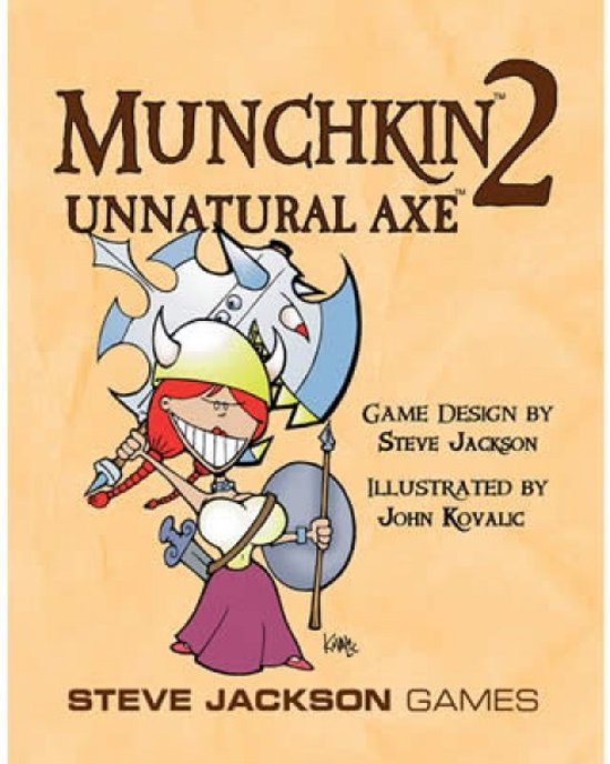 Thumbnail van een extra afbeelding van het spel Munchkin 2 - Unnatural Axe - Uitbreiding - Engelstalig kaartspel
