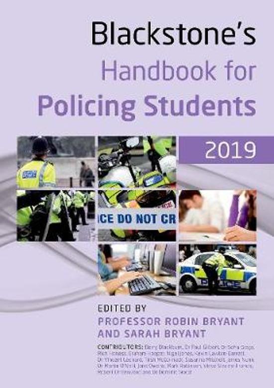 Blackstone\'s Handbook for Policing Students 2019