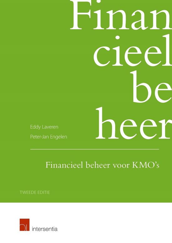 Samenvatting Financieel beheer voor kmo's -  Financiële analyse en kredieten