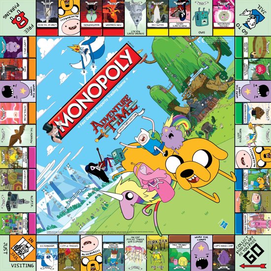Thumbnail van een extra afbeelding van het spel Monopoly Adventure Time - Bordspel