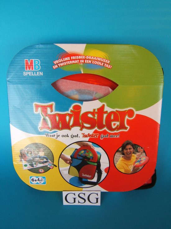 Afbeelding van het spel Twister de Luxe met frisbee