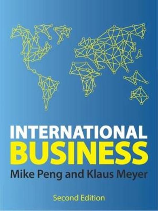 International Business verslag (grade 9,7)