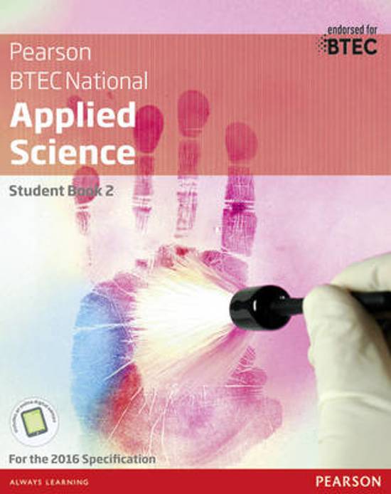 BTEC Nationals Applied Science Student Book 2