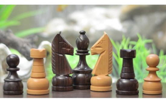 Afbeelding van het spel Filipijnse schaakset, handgemaakt, Rozen hout & Palmboom hout, Koningstuk 115 mm