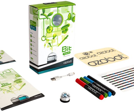 Afbeelding van het spel Ozobot Bit 2.0 - Educatieve Smart Robot - Starter Pack - White