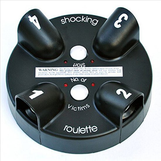 Thumbnail van een extra afbeelding van het spel Shocking Roulette - Wie krijgt de schok!? - Schokspel