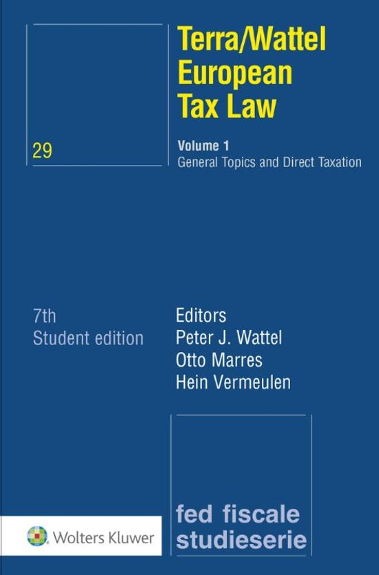 Europees Belastingrecht: alle werkgroepen en jurisprudentie