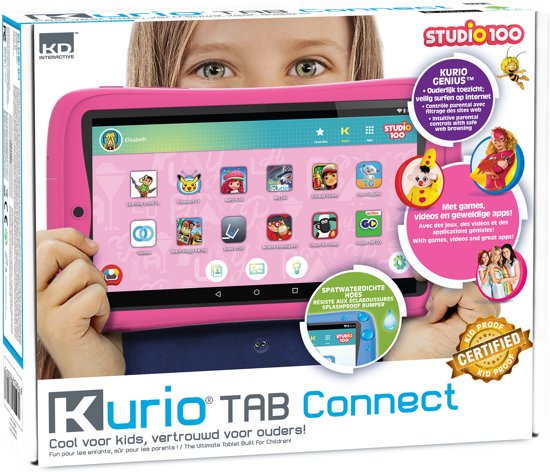 Kurio Tab Connect Studio 100 7 inch 16 GB Wifi Roze