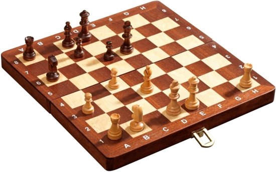Afbeelding van het spel Reis schaak cassette De Luxe