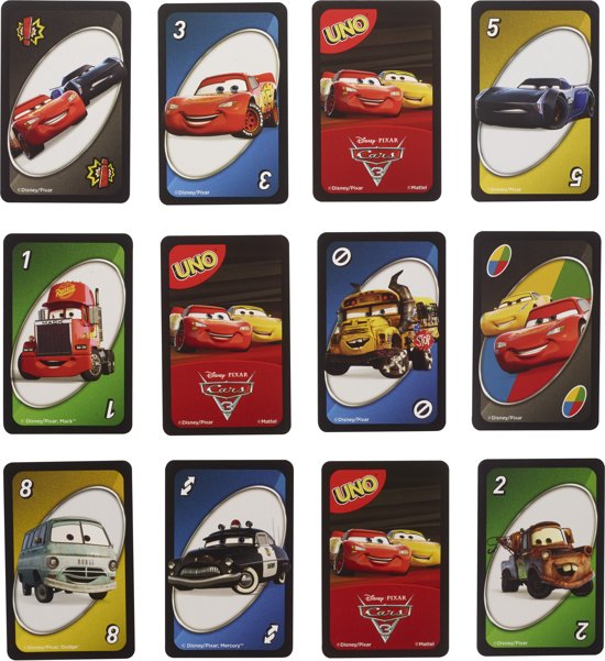 Thumbnail van een extra afbeelding van het spel UNO Cars 3 - Kaartspel