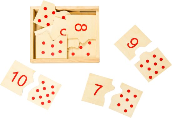 Afbeelding van het spel Puzzelset stippen en cijfers