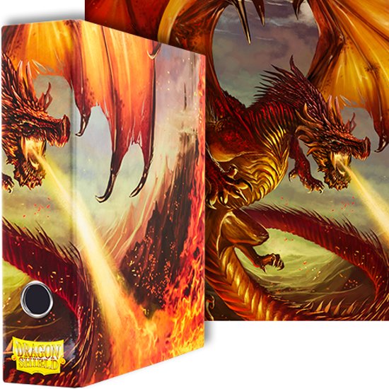 Afbeelding van het spel Dragon Shield Slipcase Binder Map Red Art Dragon