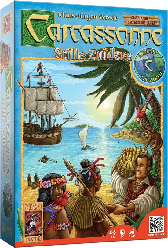 Afbeelding van het spel Carcassonne - Stille Zuidzee - Kaartspel