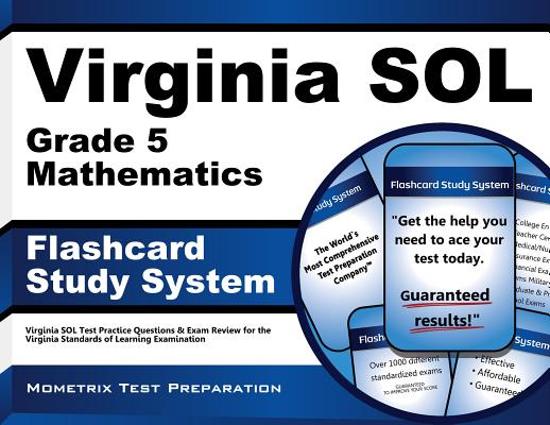 Thumbnail van een extra afbeelding van het spel Virginia Sol Grade 5 Mathematics Study System