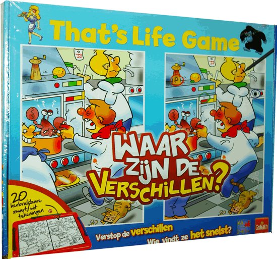 Afbeelding van het spel That's Life Game - Waar zijn de verschillen? Verschillen zoeken