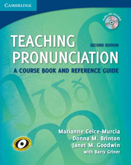 Teaching Pronunciation - A Coursebook and Reference Guide book   CD-audio