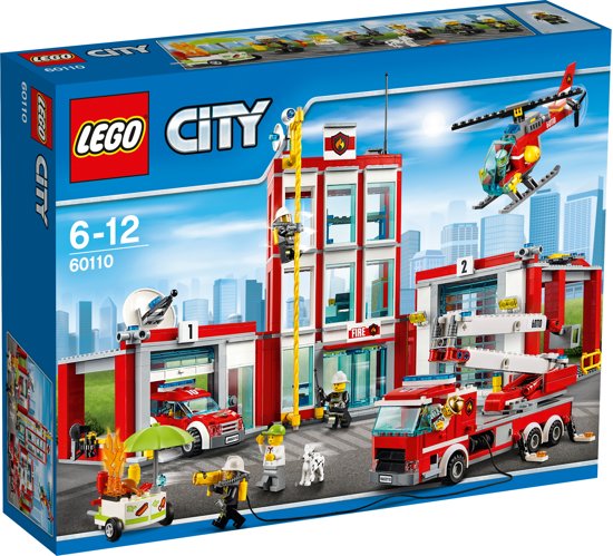 Lego brandweer kazerne