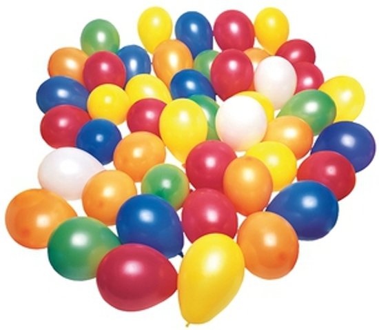 Waterballonnen gekleurd 100 stuks