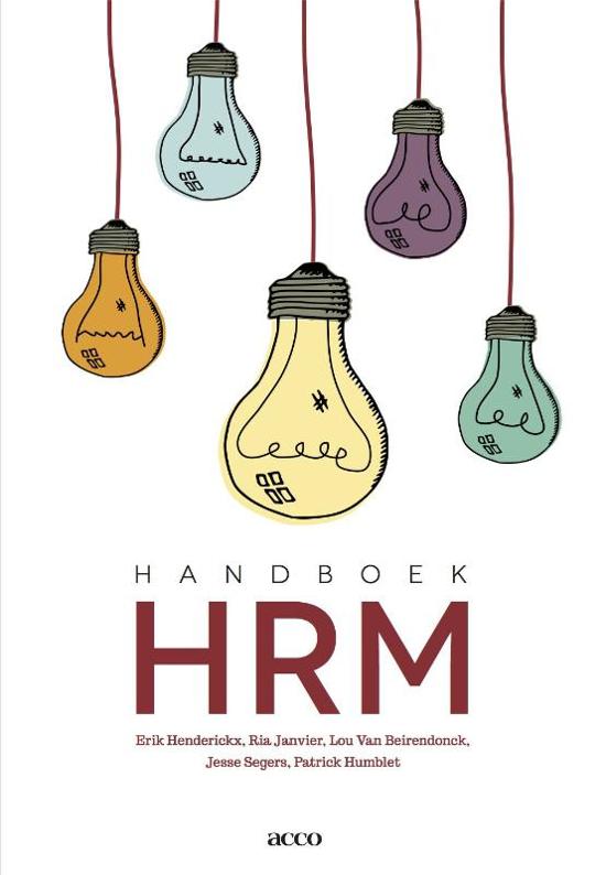 Samenvatting HRM + Arbeidsrecht mét index en inhoudsopgave