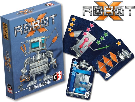 Afbeelding van het spel Robot-X, bouw je eigen robot - kaartspel