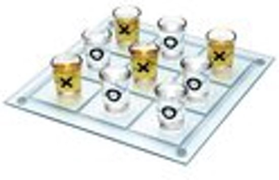 Afbeelding van het spel Drinkspel glas boter kaas en eieren - shotglaasjes