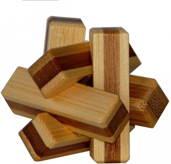 Thumbnail van een extra afbeelding van het spel 3D Bamboo Breinpuzzel Firewood **