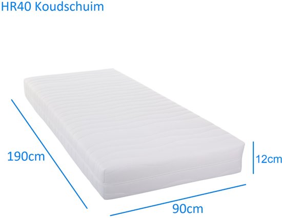 Koudschuim kindermatras 90x190cm - 100 nachten proefslapen - 100% veilig