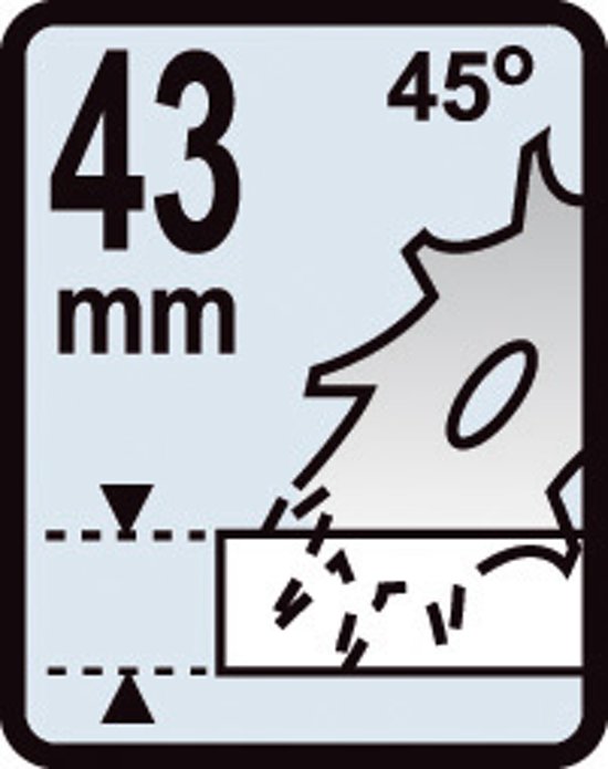 Skil 5765AA Cirkelzaag - 1350 Watt - 65 mm zaagdiepte - Met hardmetalen zaagblad en parallelgeleider