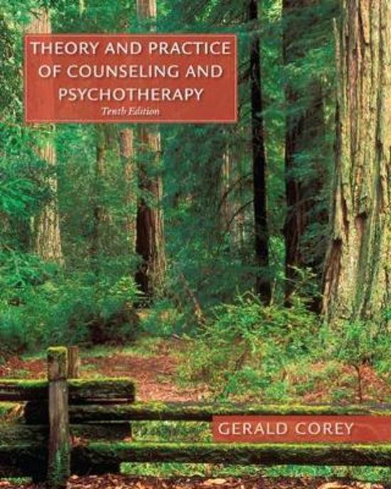 TEST BANK - Theory and Practice of Counseling and Psychotherapy 10th Edition by Corey, All Chapters 1 - 16, Complete Newest Version