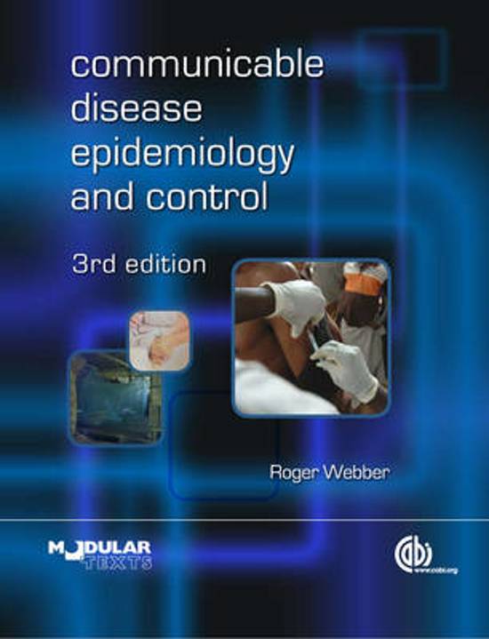 Communicable Disease Epidemiology and Con