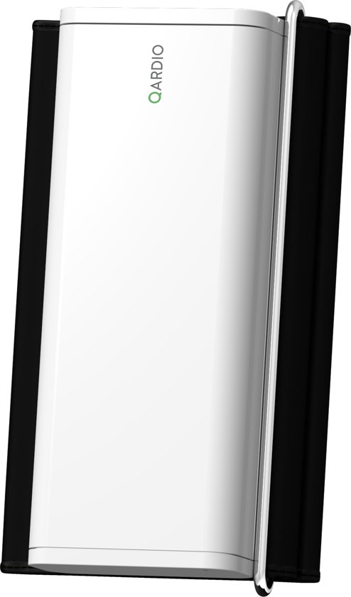 QardioArm draadloze bloeddrukmeter: compact en draagbaar manchet voor de bovenarm - compatibel met bluetooth voor Apple- en Android-toestellen, Arctic White