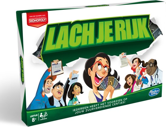 Afbeelding van het spel Lach je Rijk Monopoly Editie - Bordspel