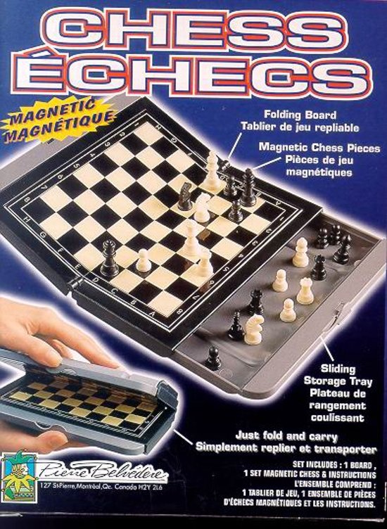 Thumbnail van een extra afbeelding van het spel Reis schaak cassette magnetisch