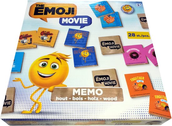 Afbeelding van het spel The Emoji Movie - Houten Memory Spel